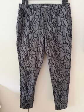 Snakeskin Stretchy & Straight Leg